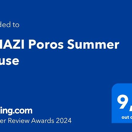 Agiazi Poros Summer House Galatás Exterior foto